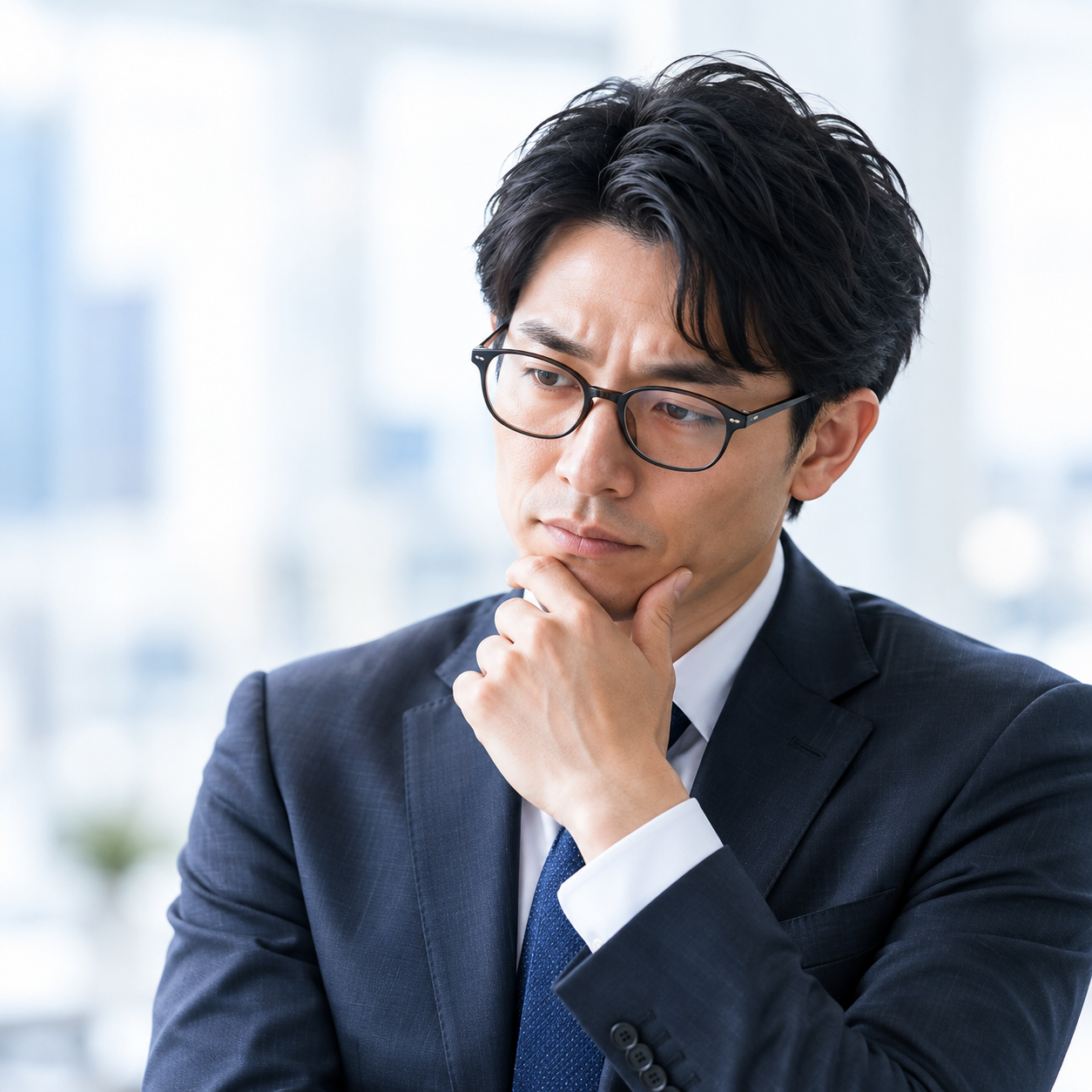 海外との会議で聞き返せないと感じる社会人のイメージ